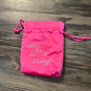 Rare Victoria’s Secret Sexy Little Things small satin bag Santa Baby